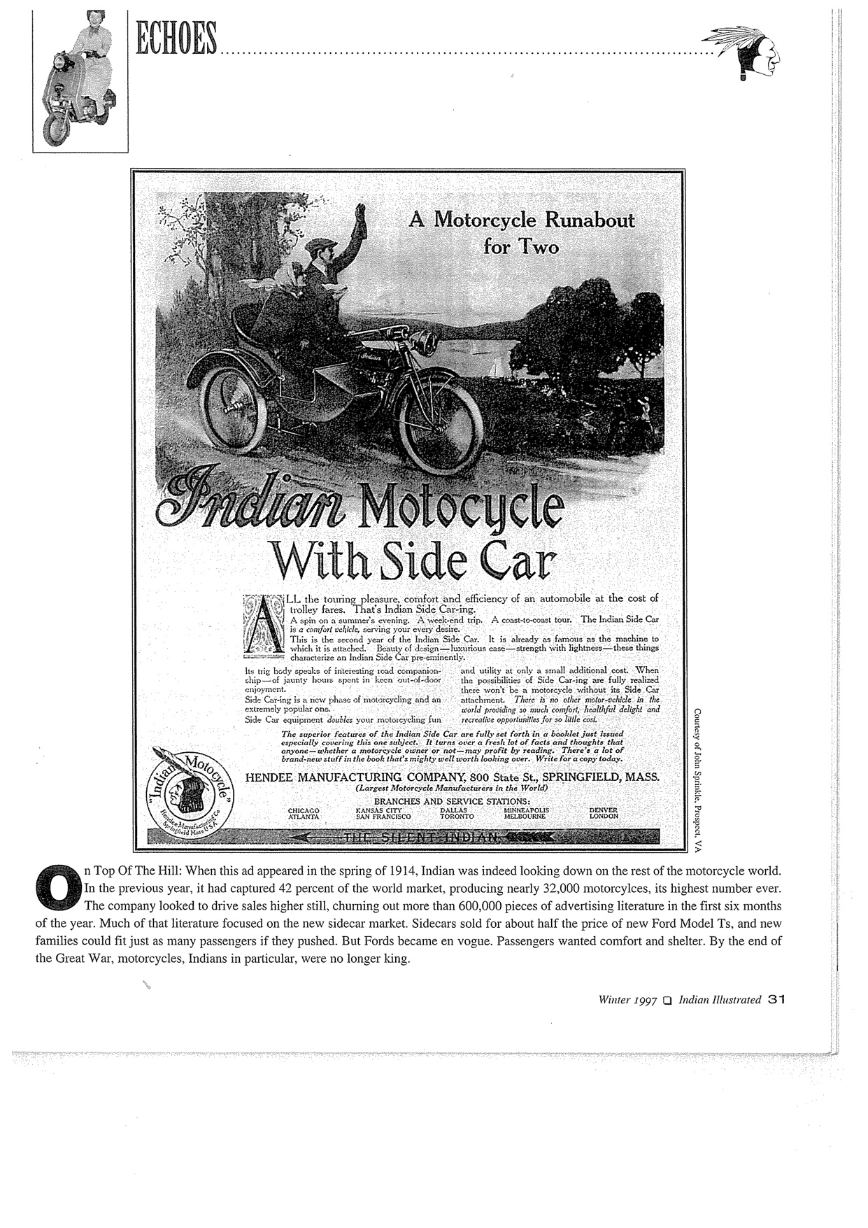Ad from Indian Magazine